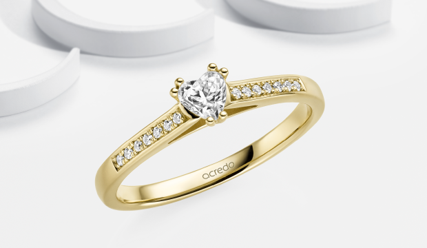 Heart Engagement Rings