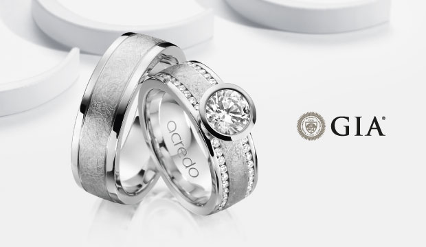 Wedding rings with certificate | acredo