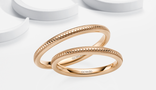 Wedding Bands with Hearts | acredo