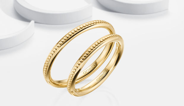 wedding bands Millgrain